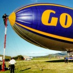 Tethered, the Spirit of the South Pacific - Goodyear Blimp, 1999
