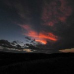 Sunset anvil, January 18, 2006.